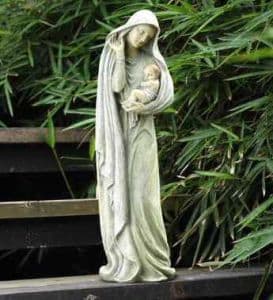 Mary with Baby Jesus Flower Bouquet