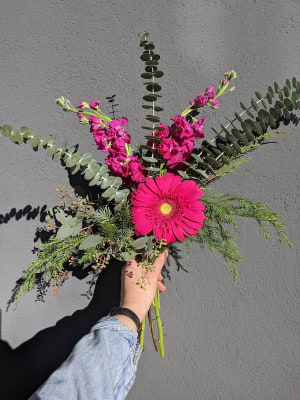 Think Pink Berry Flower Bouquet