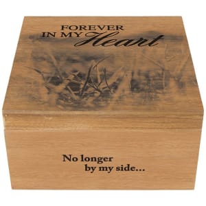 Forever In My Heart Keepsake Memory Box Flower Bouquet