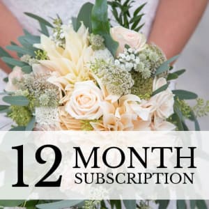 Bi-Weekly Flower Delivery - 12 Months Flower Bouquet