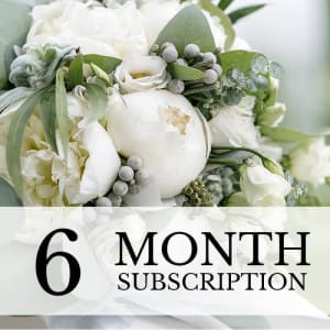 Monthly Flower Delivery - 6 Months Flower Bouquet