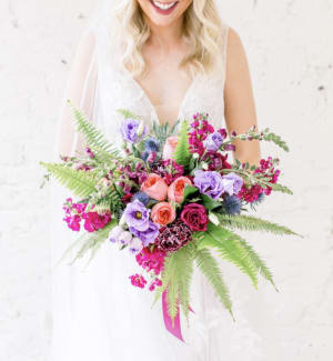 Perfectly Natural Bridal Bouquet Flower Bouquet