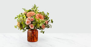Peachy Keen™ Bouquet by FTD® - VASE INCLUDED Flower Bouquet