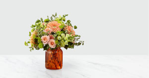 Peachy Keen™ Bouquet by FTD® - VASE INCLUDED Flower Bouquet