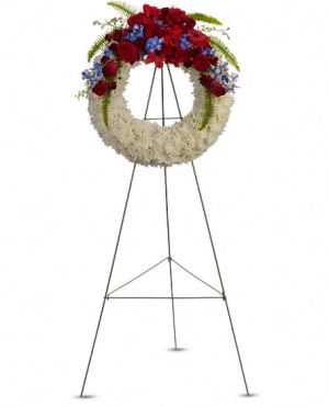 Reflections of Glory Wreath Flower Bouquet