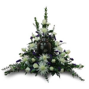 9B-Round Urn Arrangement Flower Bouquet