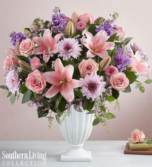 Precious Pastels- Pedestal by Southern Living Flower Bouquet