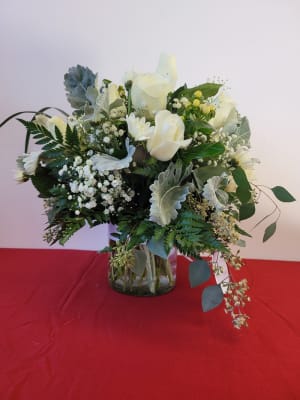 Elegant White Flower Bouquet