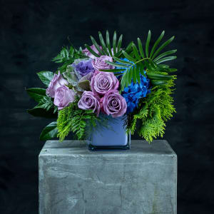 Lavender Blue Flower Bouquet