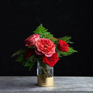 Sunset  Coral Flower Bouquet