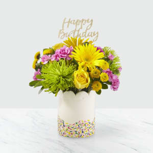FTD Birthday Sprinkles Bouquet Flower Arrangement FTD Birthday Sprinkles Bouquet Flower Bouquet
