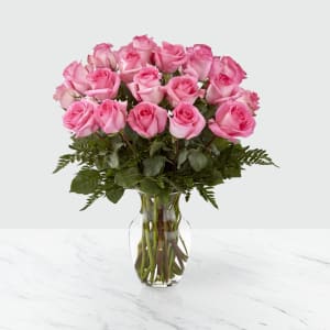 FTD Smitten Pink Roses Flower Bouquet