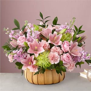 Beautiful Spirit Basket Flower Bouquet