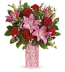 Teleflora's Romanced By Roses Flower Bouquet