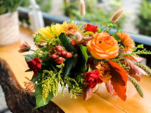 Give Thanks Centrepiece Flower Bouquet