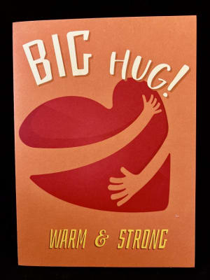 Big Hug Card Flower Bouquet