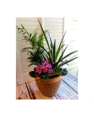 Violet Garden Flower Bouquet