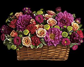 Splendid Floral Basket Flower Bouquet