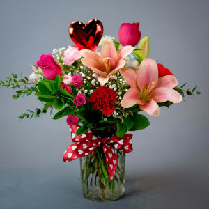 Queen of Hearts by Rathbone's Flair Flowers Flower Bouquet