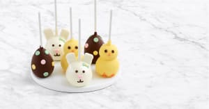 Easter Brownie Pops