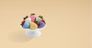 Easter Egg Strawberries Flower Arrangement Easter Egg Strawberries Flower Bouquet