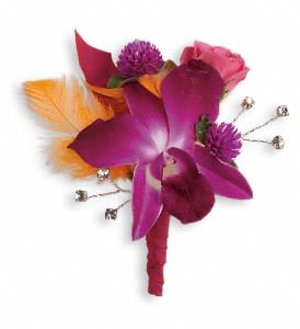 Dance 'til Dawn Boutonniere Flower Bouquet