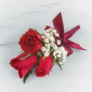 Red Rose Boutonnière by BloomNation™ Flower Bouquet