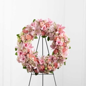 Loving Remembrance Wreath Flower Bouquet