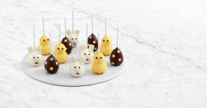 Easter Brownie Pops