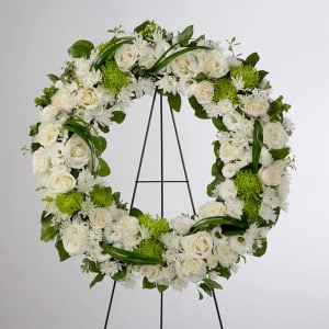 Lasting Serenity Wreath Flower Bouquet