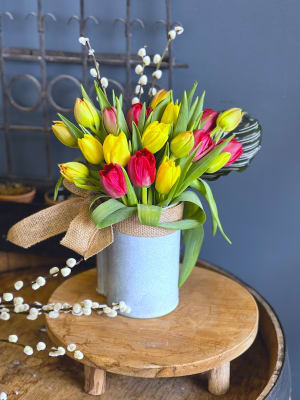 Royal Dutch Double Tulips Flower Bouquet