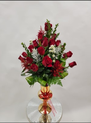 Red Roses Flower Bouquet