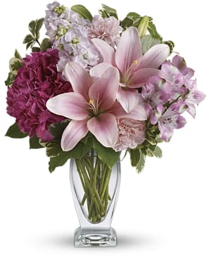 Teleflora's Blush Of Love Bouquet Flower Bouquet