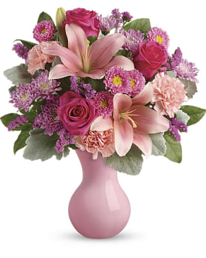 Teleflora's Lush Blush Bouquet Flower Bouquet