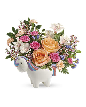 Teleflora's Magical Garden Unicorn Bouquet Flower Bouquet