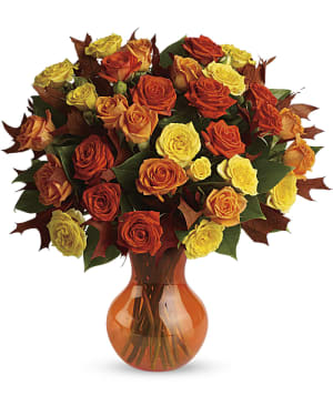 Teleflora's Fabulous Fall Roses Flower Bouquet