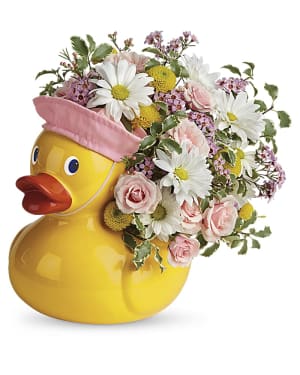 Telelfora's Sweet Little Ducky Bouquet Flower Bouquet