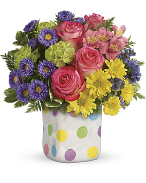 Teleflora's Happy Dots Bouquet