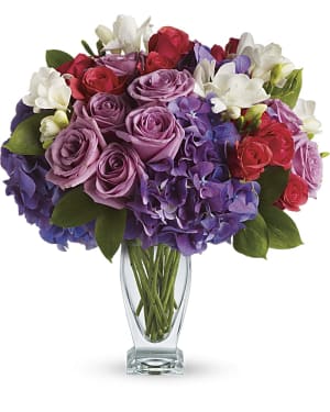 Rhapsody in Purple Flower Bouquet