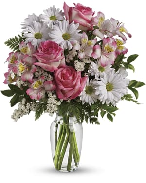 What a Treat Bouquet with Roses Flower Bouquet