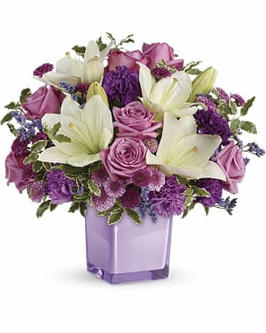 Teleflora's Pleasing Purple Bouquet