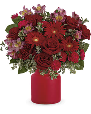 Teleflora's Enchanted Red Flower Bouquet