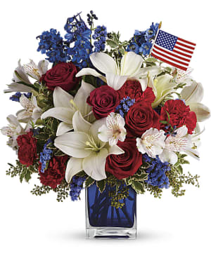 America The Beautiful by Teleflora Flower Bouquet