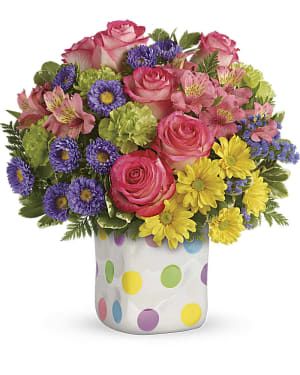 Teleflora's Happy Dots Bouquet