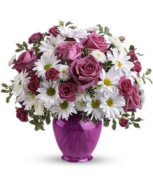 Teleflora's Pink Daisy Delight Flower Bouquet