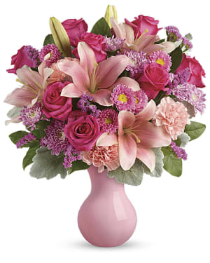 Teleflora's Lush Blush Bouquet Flower Bouquet