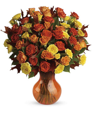 Teleflora's Fabulous Fall Roses Flower Bouquet