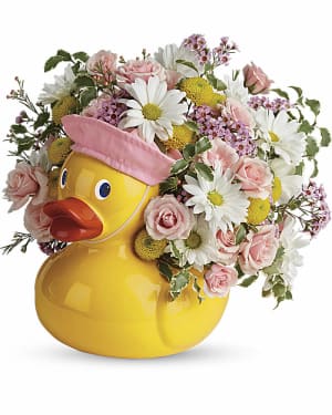 Telelfora's Sweet Little Ducky Bouquet Flower Bouquet