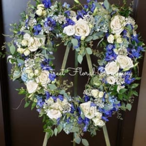 Blue Memory  Flower Bouquet