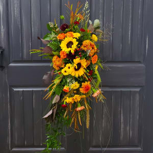 Autumn Inspirations Easel Spray Flower Bouquet